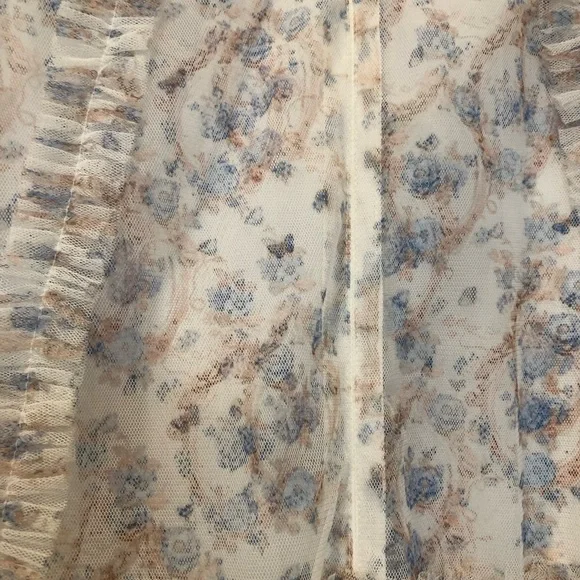 Mac Duggal Floral Ruffle Mini Dress size 10 - Picture 12 of 12